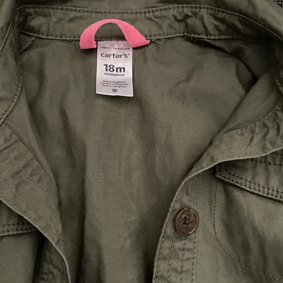 Carter’s olive green jacket 18 months - Picture 4 of 4